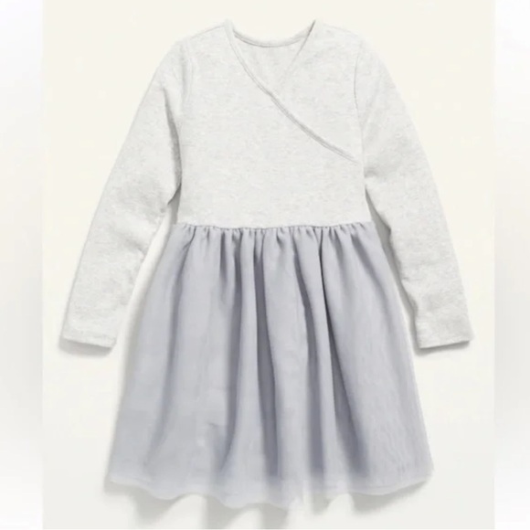 Fit & Flare Wrap-Front Tutu Dress for Toddler Girls - Picture 1 of 9